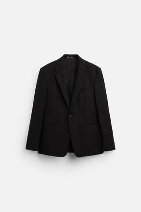 BLAZER DE TERNO COM TEXTURA