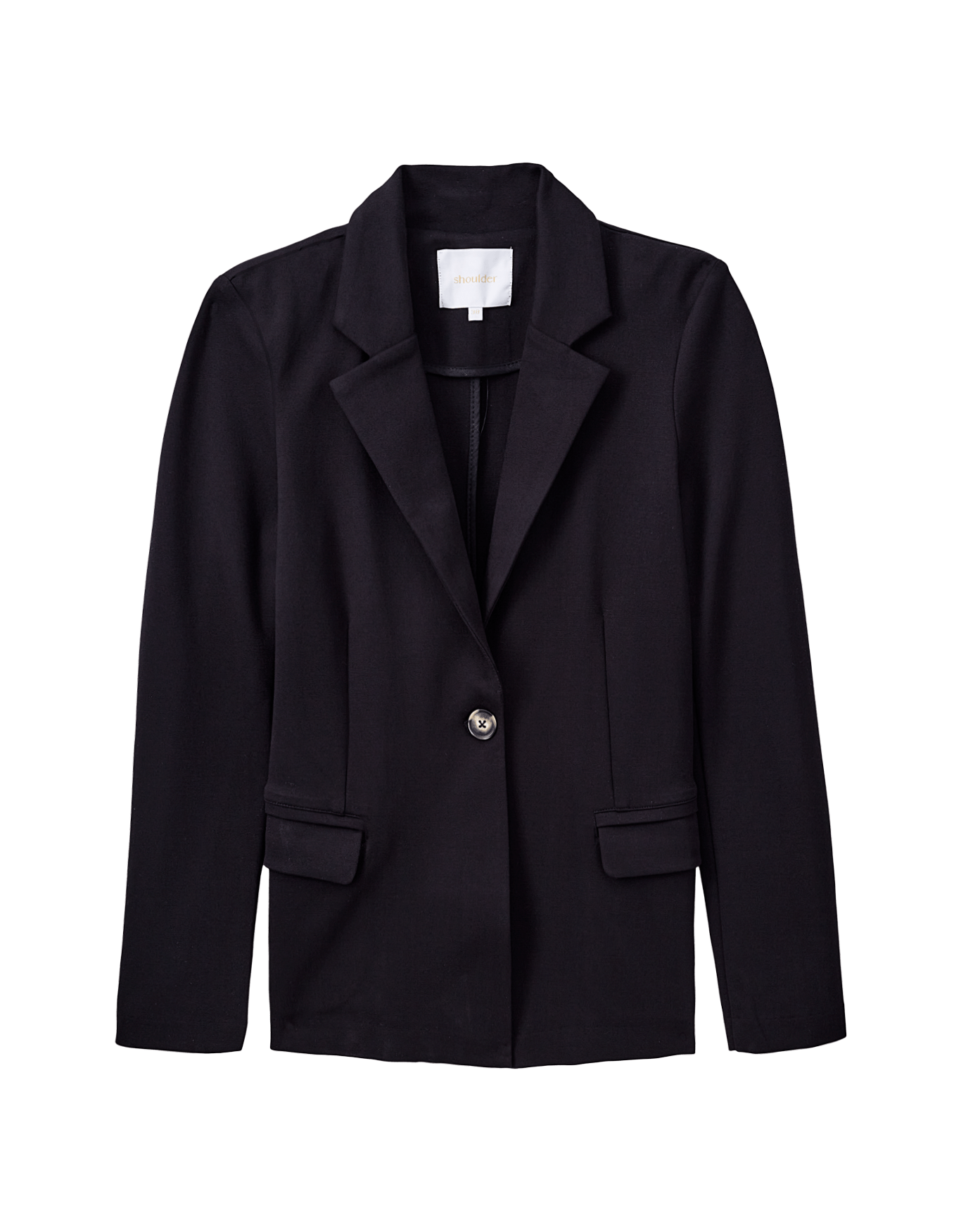 Blazer Malha Estruturada Preto